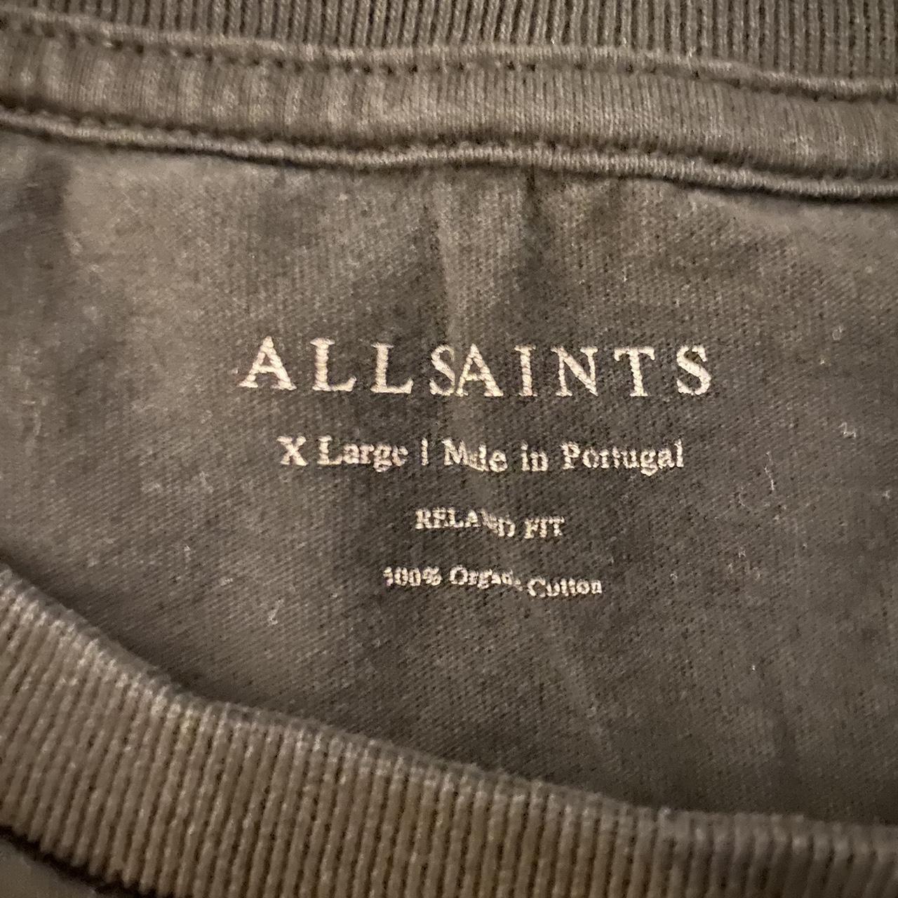 All Saints Spray Paint logo shirt. Men’s X-large - Depop