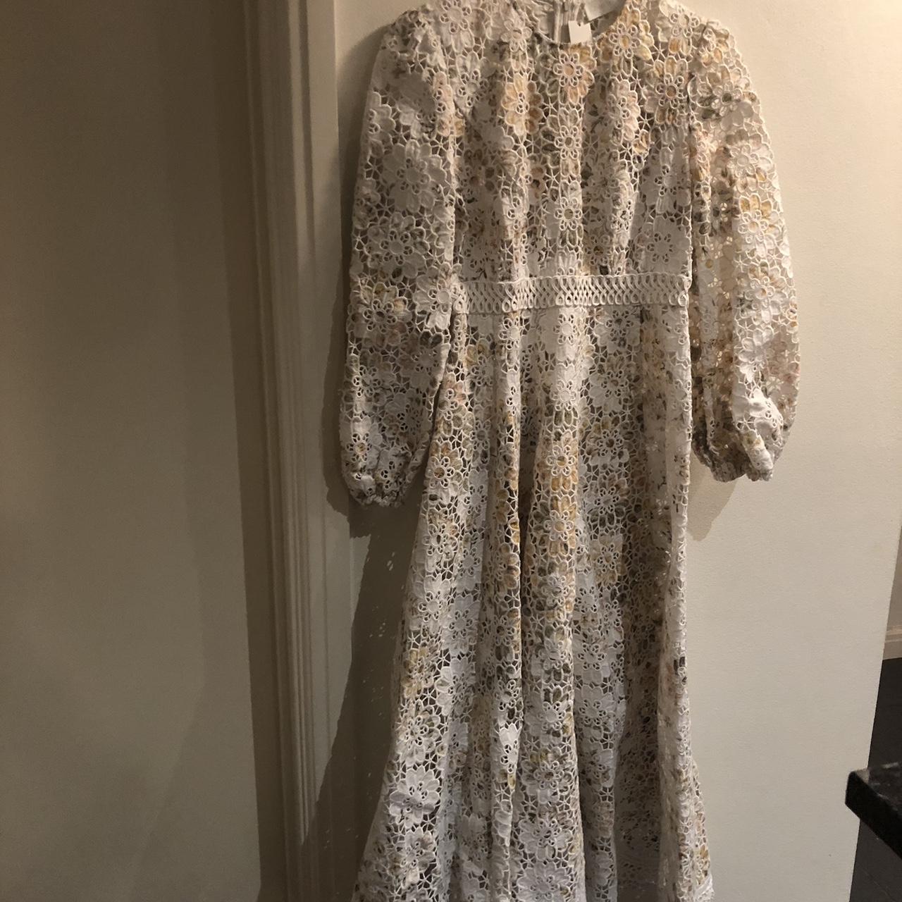 Zimmermann Amelie Embroidered Dress Brand Size 1,... Depop