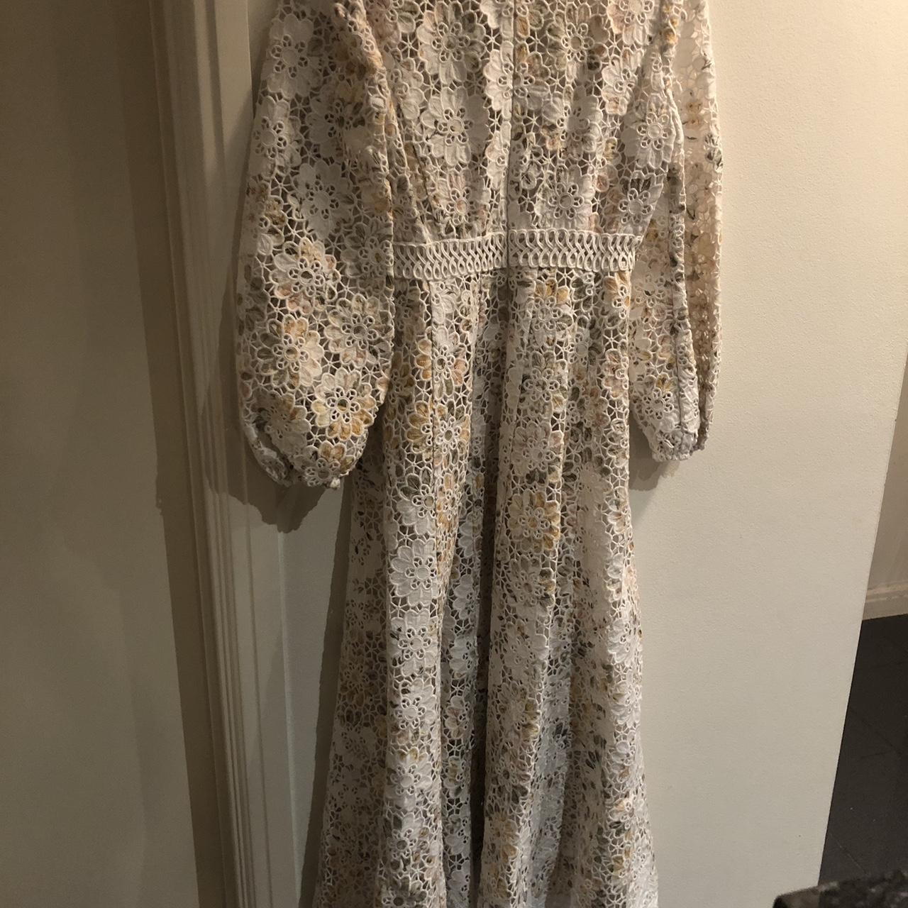 Zimmermann Amelie Embroidered Dress Brand Size 1,... Depop