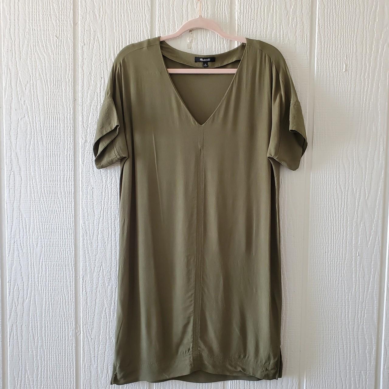 Madewell v neck t best sale shirt dress