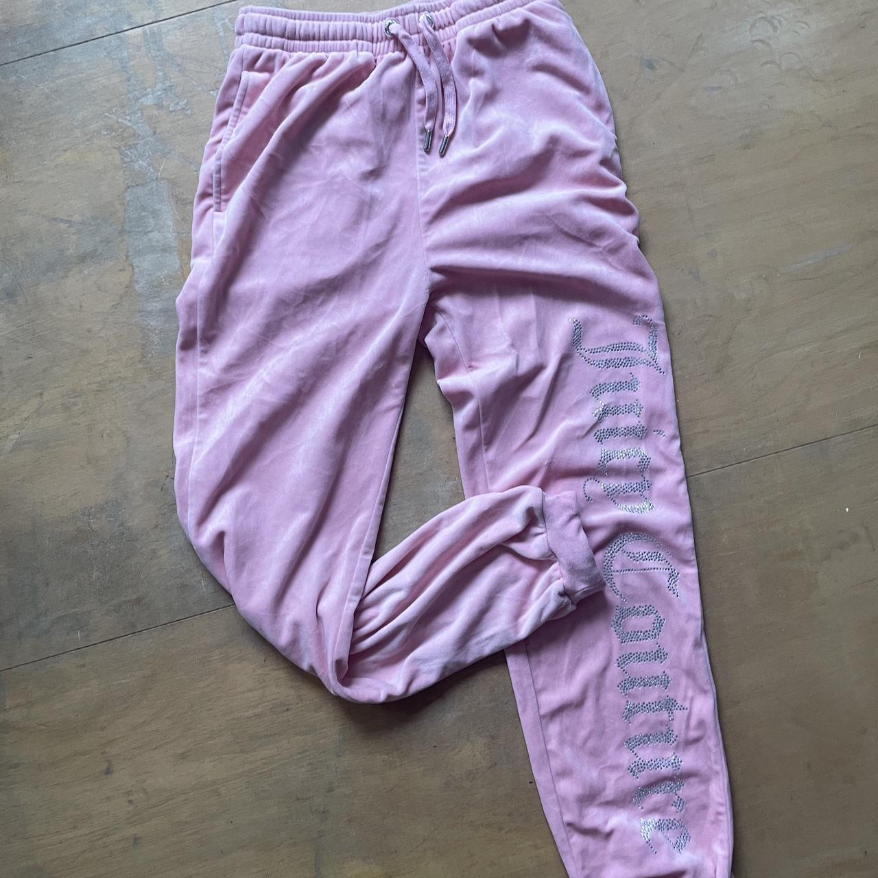 Juicy Couture Women's Pink Joggers-tracksuits | Depop