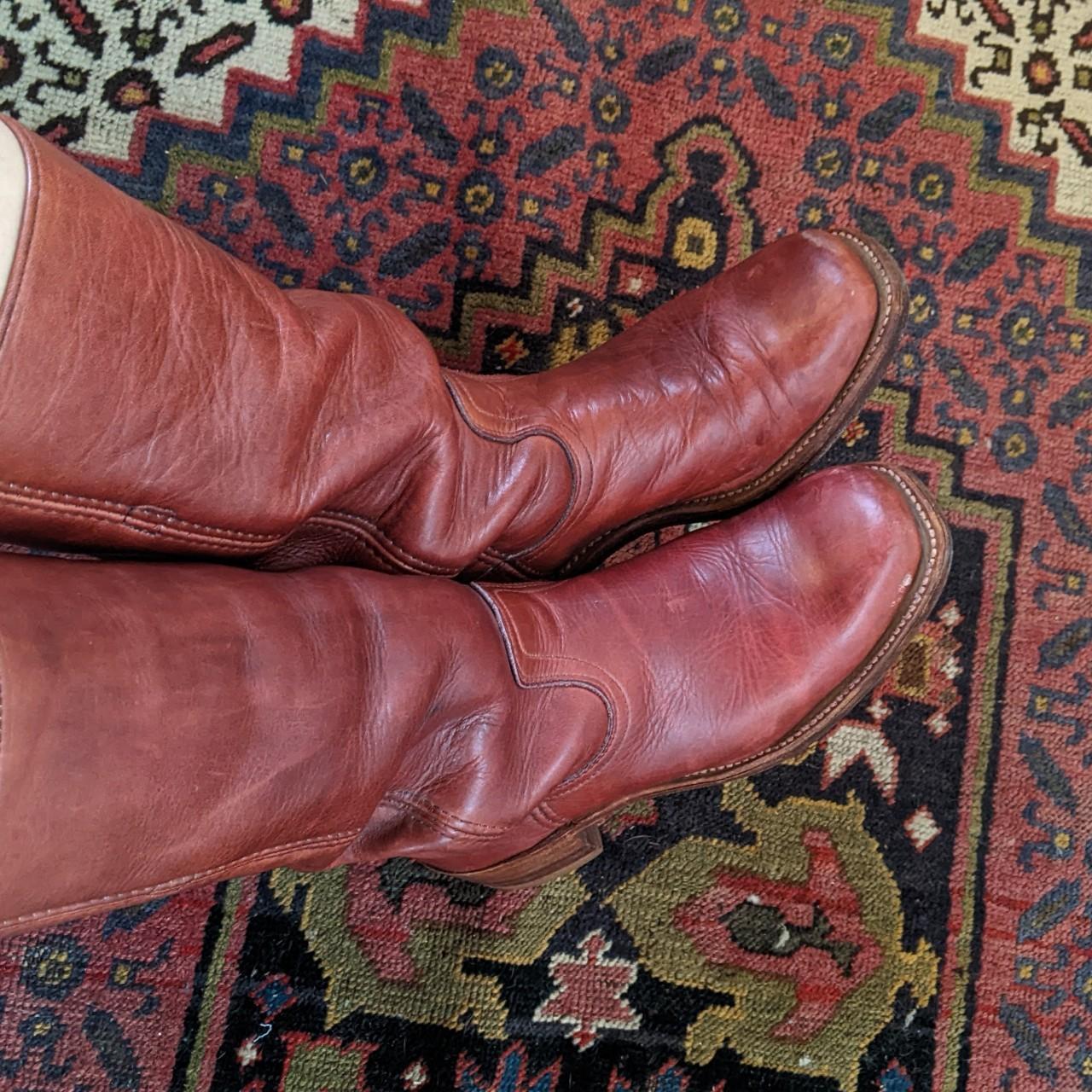 Frye Women's Red and Burgundy Boots