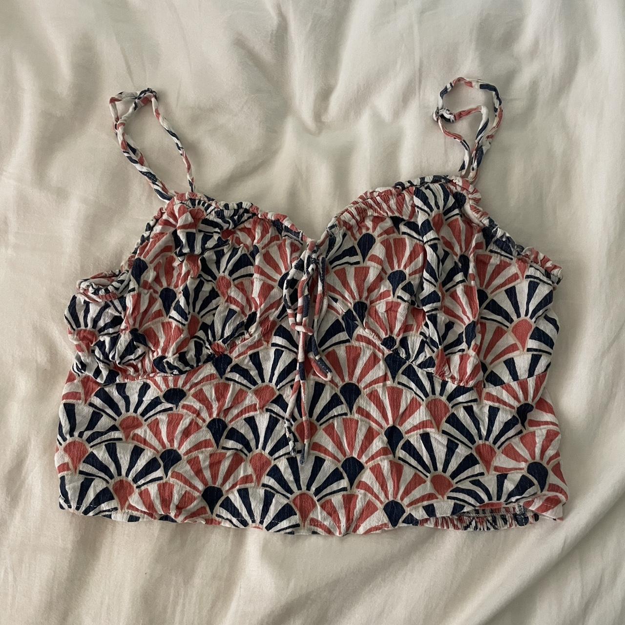 Volcom Women's Crop top - Multi - 10 – Volcom cro… - image 1