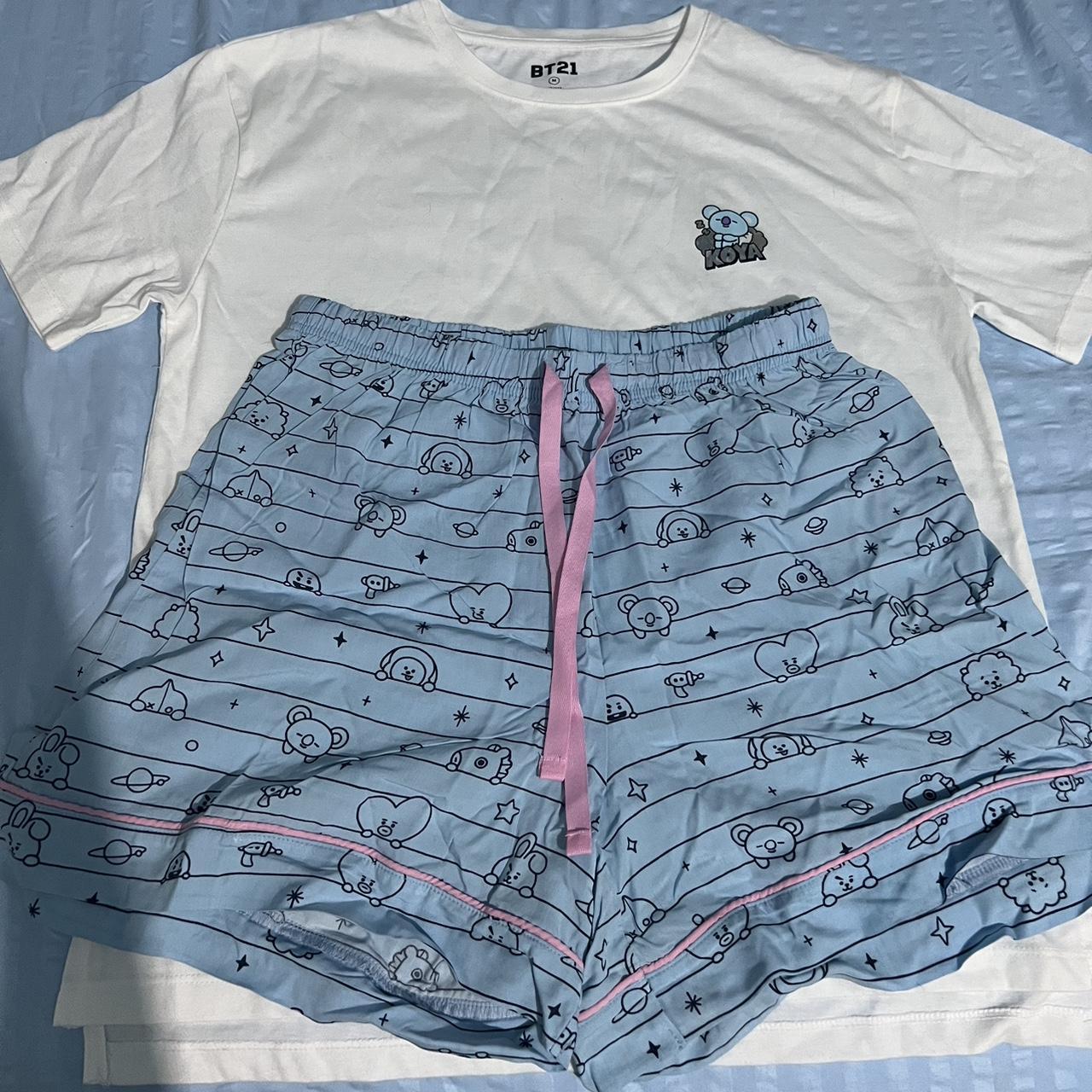 BT21 Koya sleeping set pajamas Never worn Depop