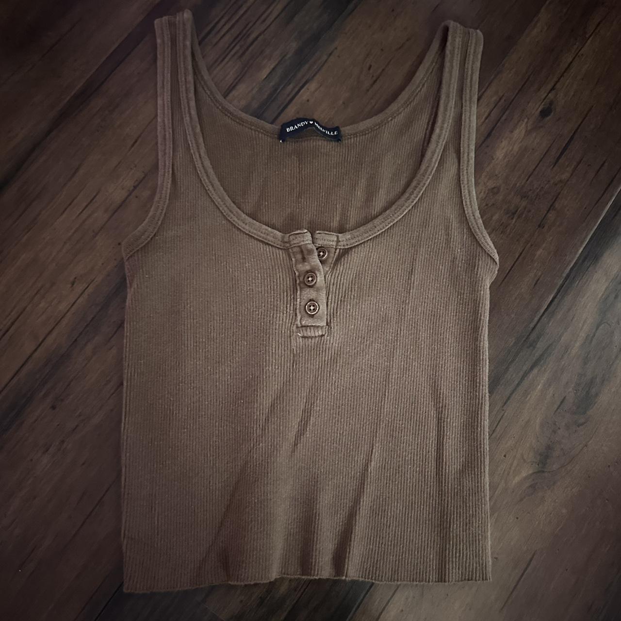 BRANDY MELVILLE brown tank Depop