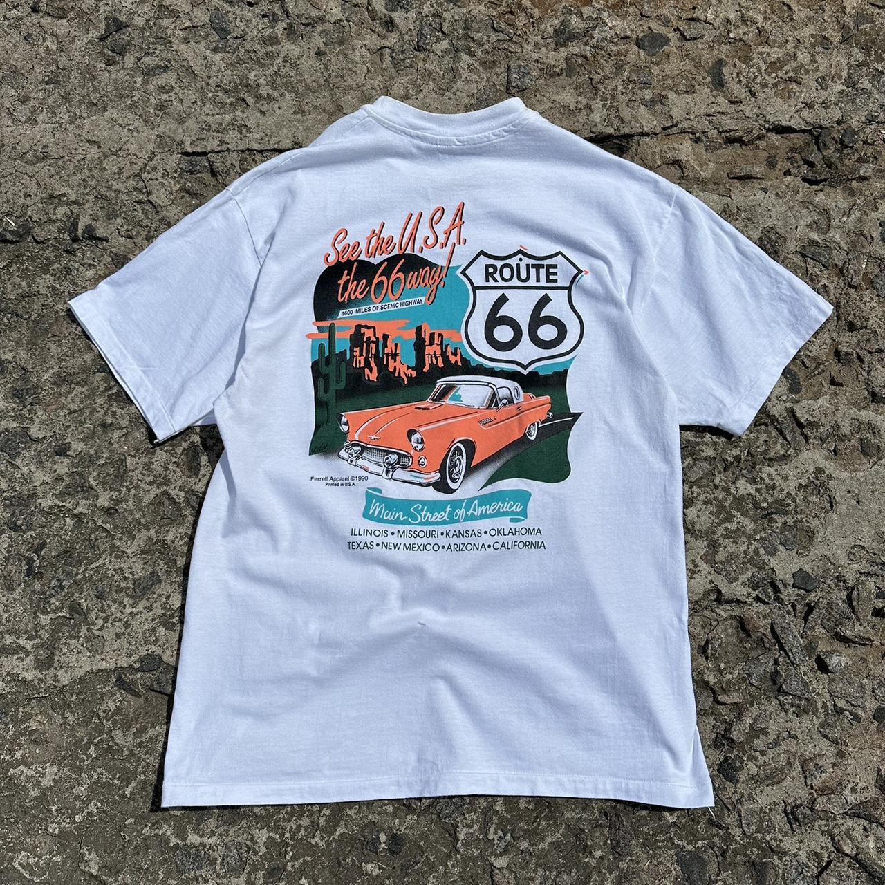 Vintage 1990 Route 66 USA T-Shirt Total condition -... - Depop