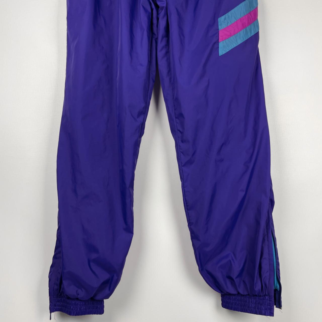 Vintage 80s Nike Nylon Multicolor Track Pants 