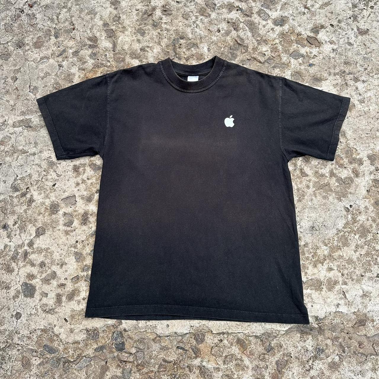 Black apple t shirt best sale