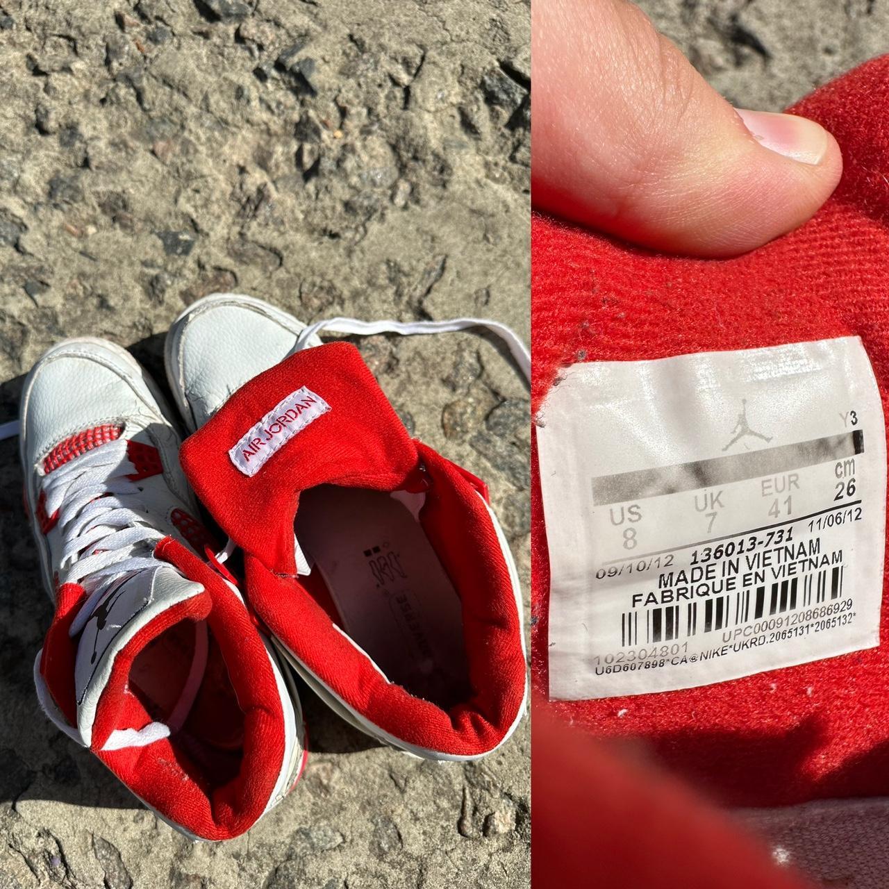 Vintage 2012 Nike Air Jordan Retro 4 Shoes Total... | Depop, image size:1280x1280