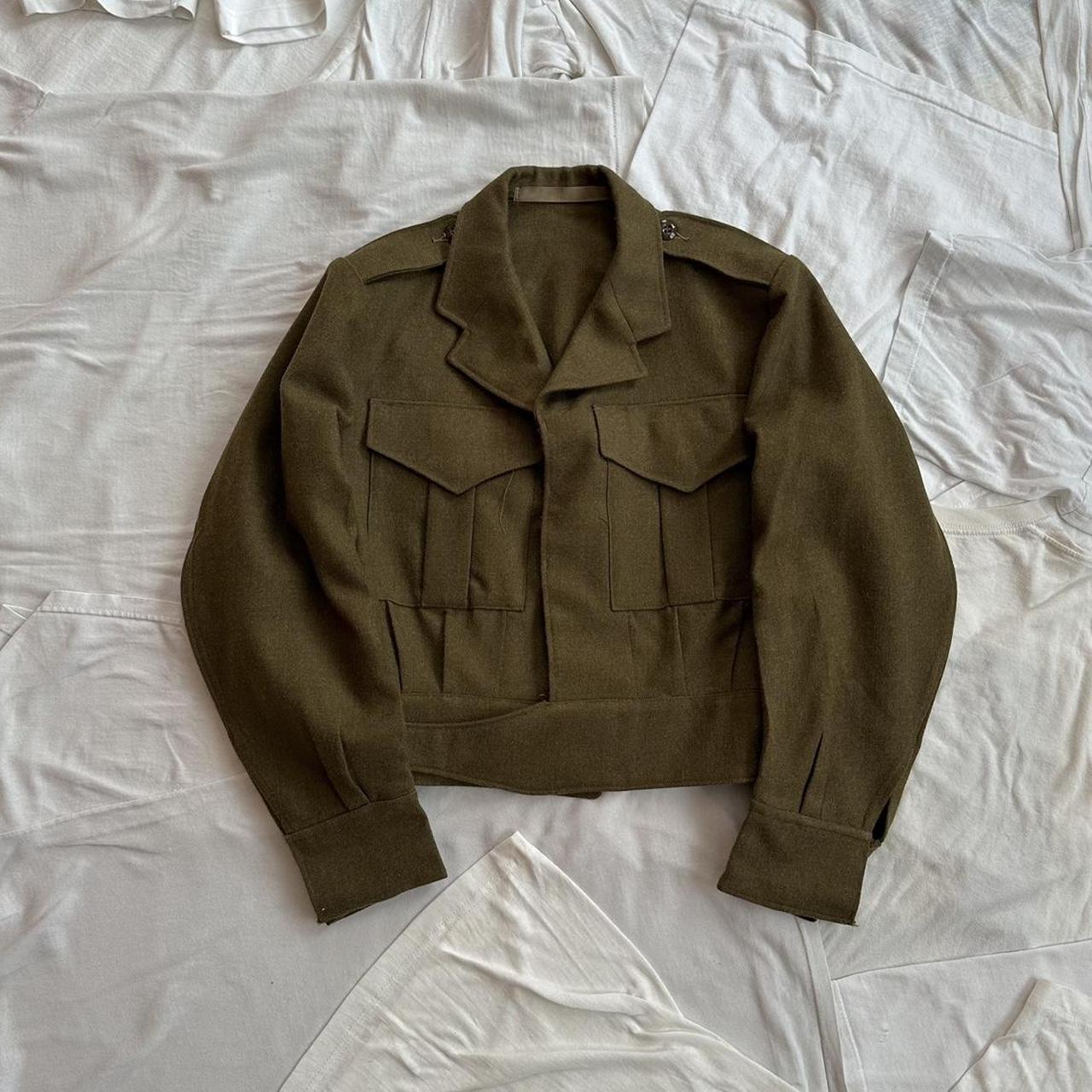 1967 Australian Army Wool Battledress Jacket Total... - Depop