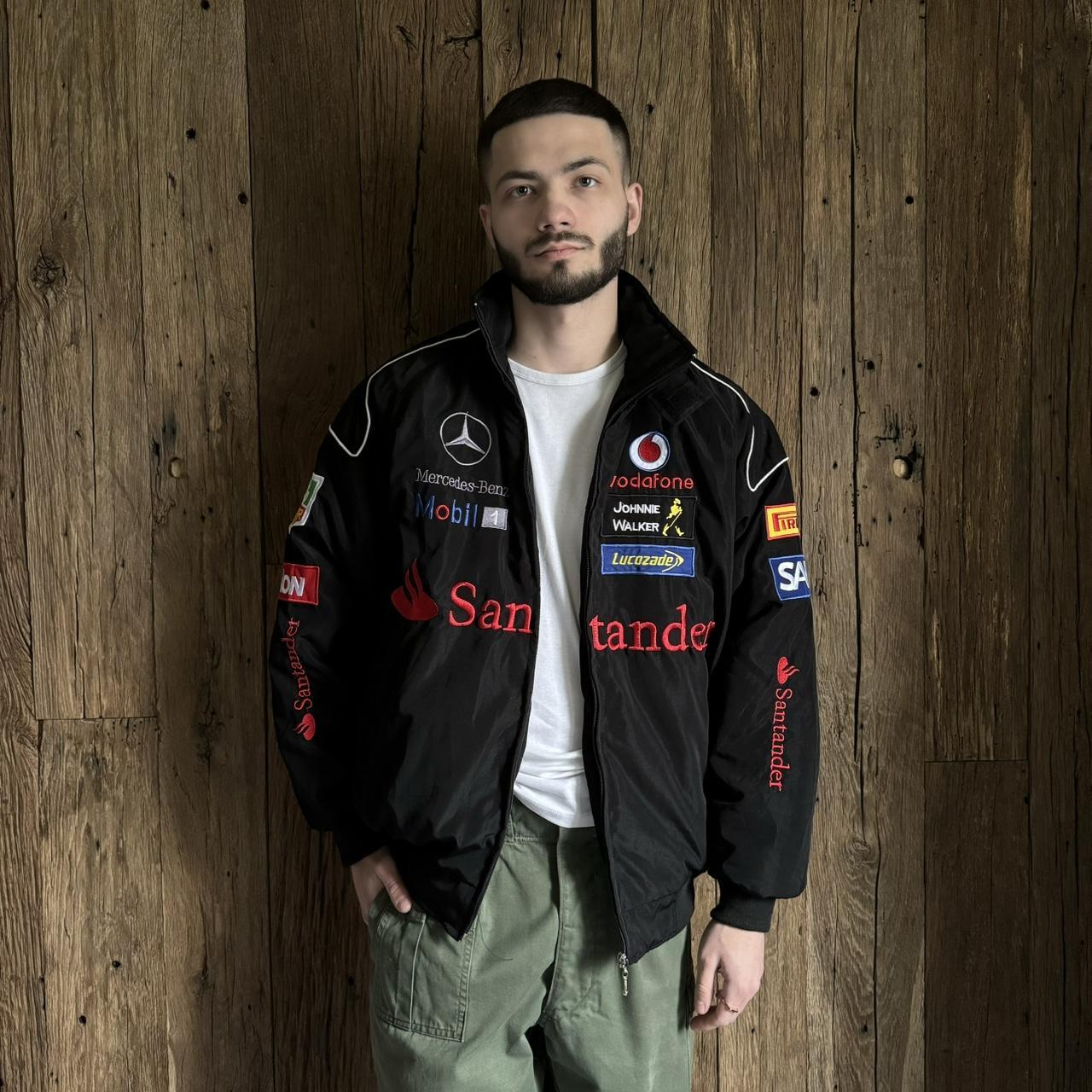 Bomber Mercedes Race Jacket Mclaren Mercedes AMG F1 Racing Jacket