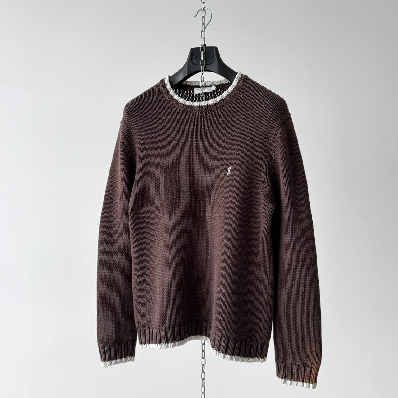 ジャケット・アウター Vintage Yves Saint Laurent knit jacket Yves Saint Laurent Ikat Knit Jacket