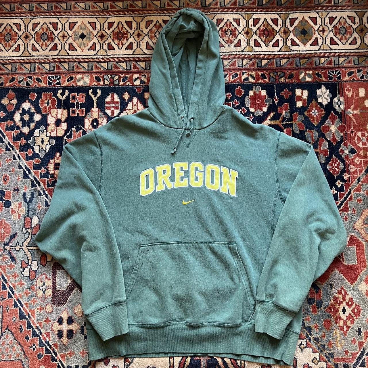 Nike Men's Green and Yellow Sweatshirt | Depop