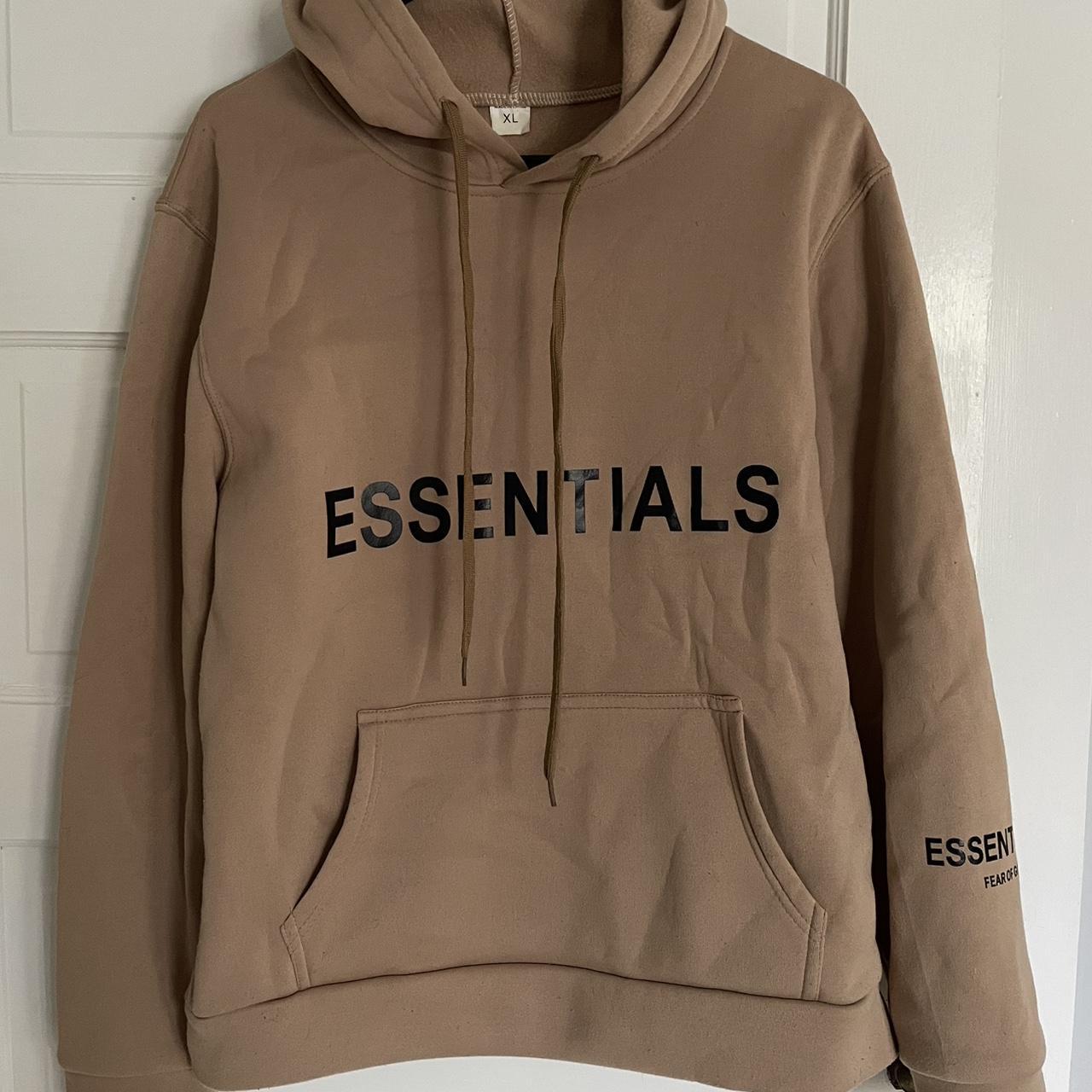 Essentials Fear of God Hoodie Super cozy but it is... - Depop