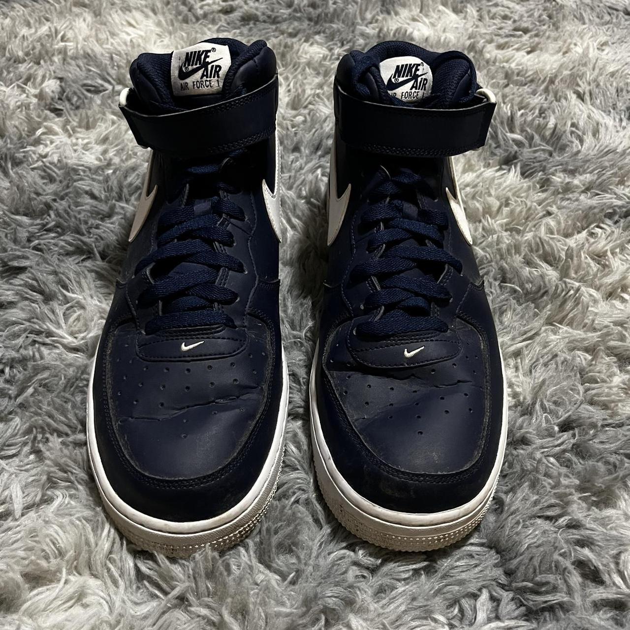 Nike Air Force 1 Mid 07 Men s Size 12 Midnight Navy. Depop