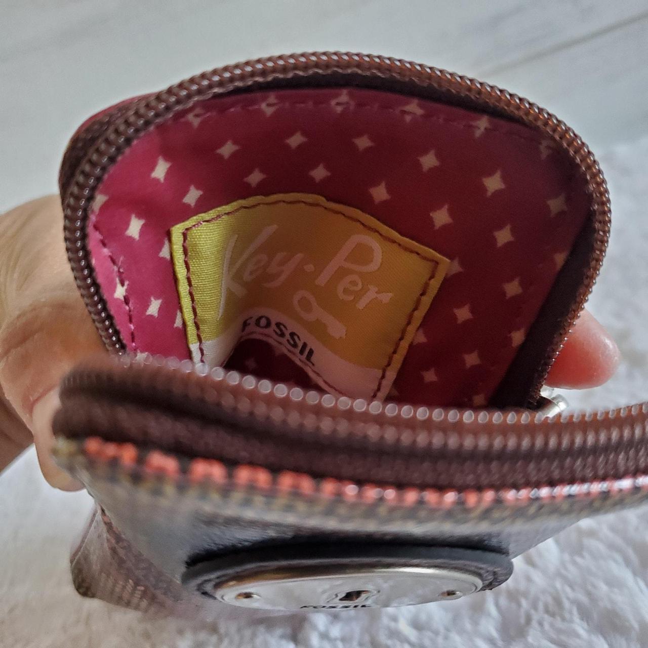 Fossil Women's Bag - Brown/Multi – FOSSIL Key-Per… - image 4