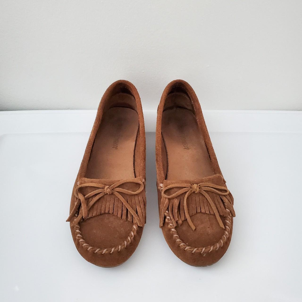 Minnetonka Kilty Hardsole Moccasins Timeless Depop