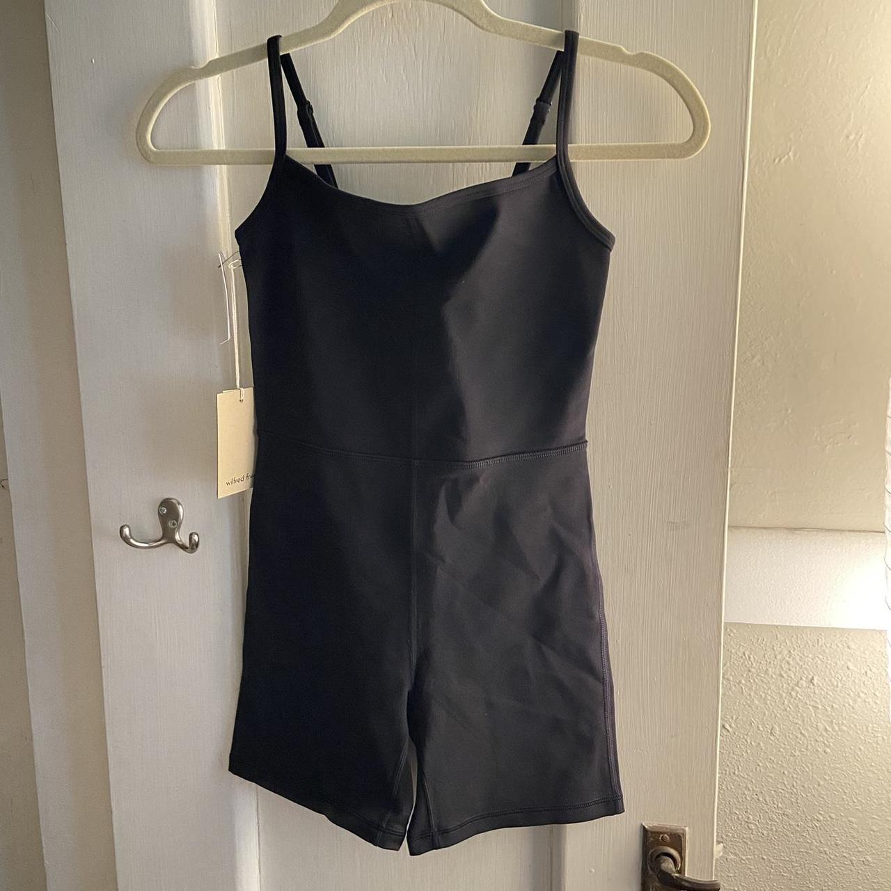 Aritzia Women's Black Playsuitromper Depop