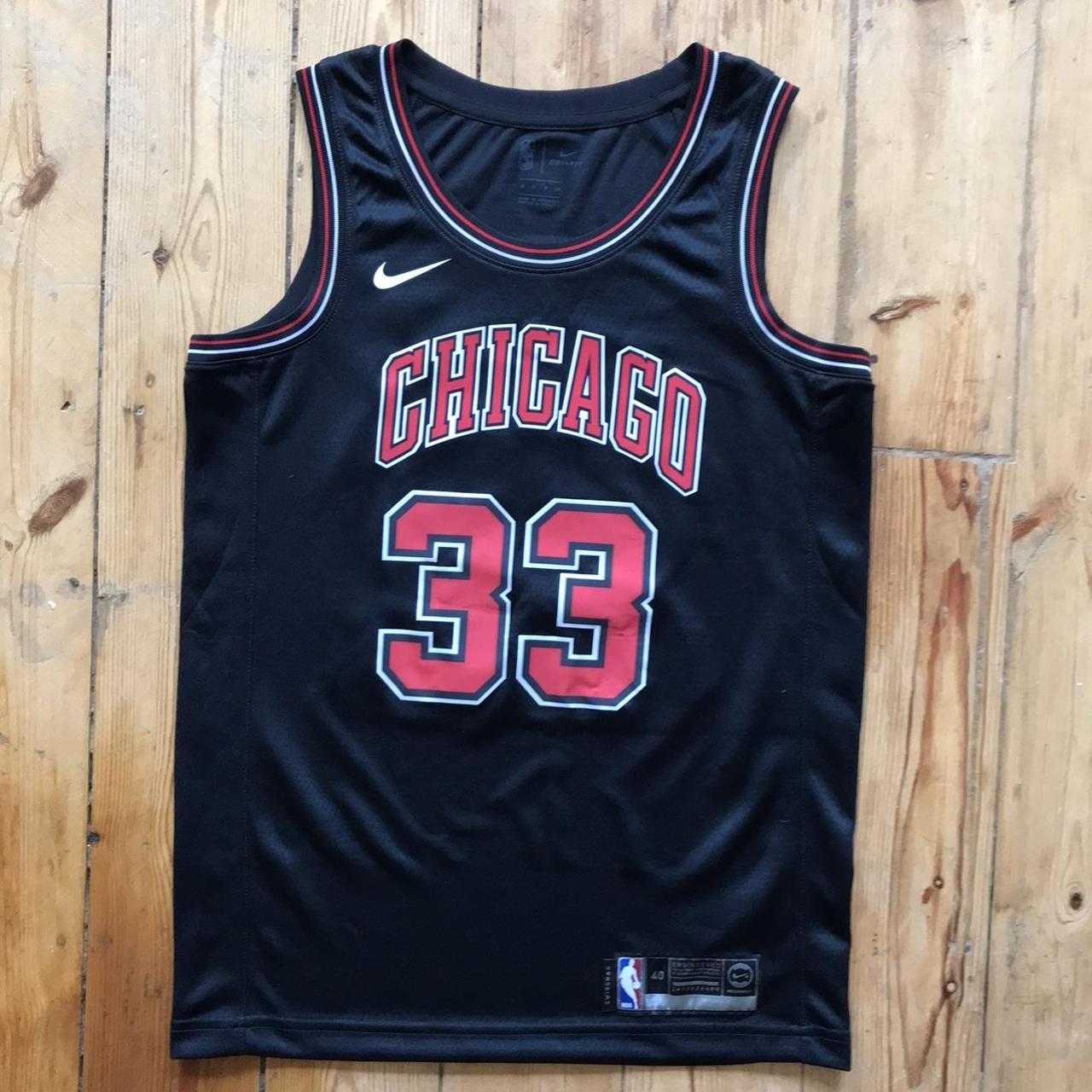 Vintage Michael Jordan Nike Jersey NBA Chicago - Depop