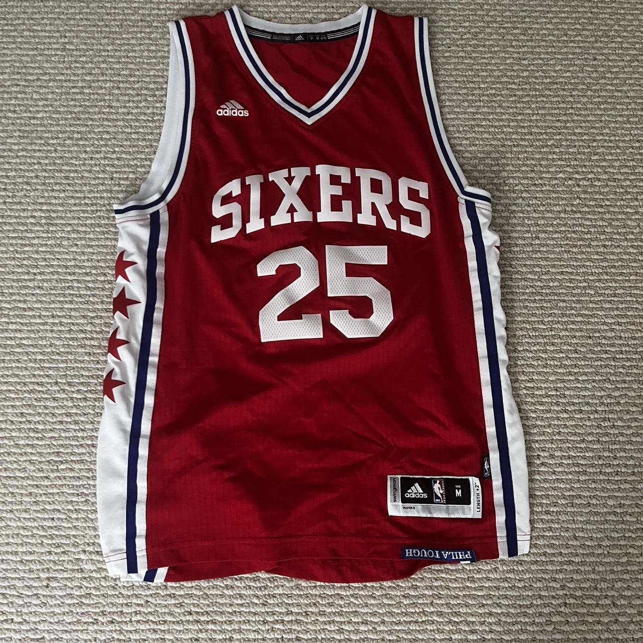 red sixers jersey