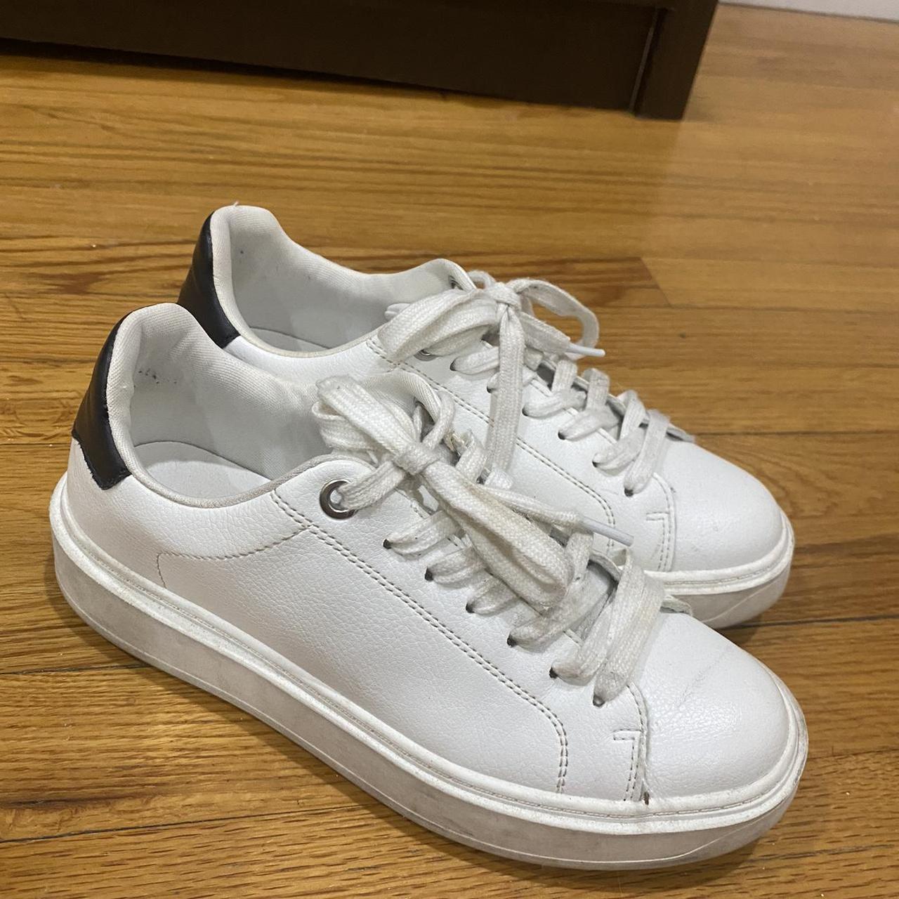 White Steve Madden shoes - Depop