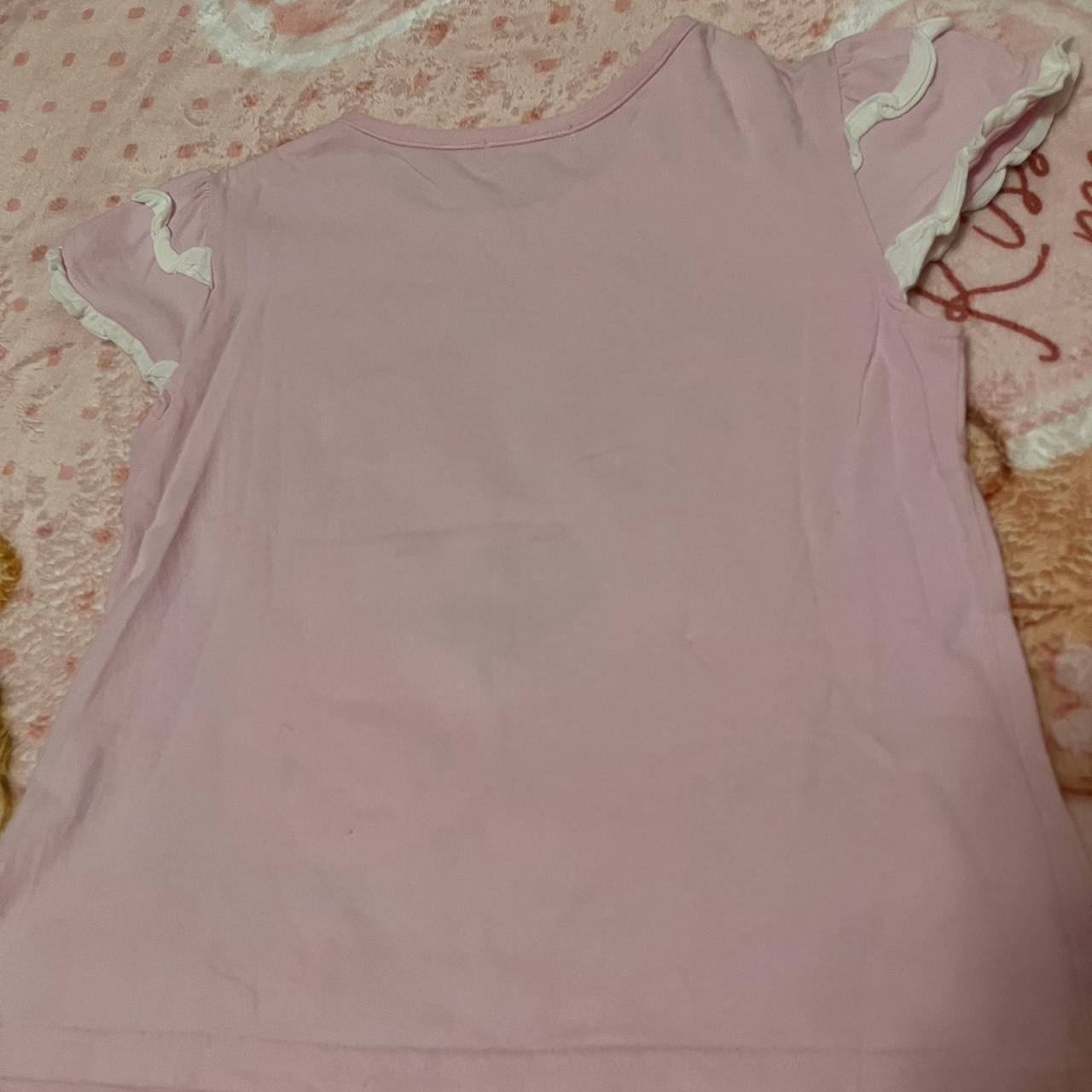 Size 130 USAHANA pink shirt!! Fits like an xxs-xs!!... - Depop