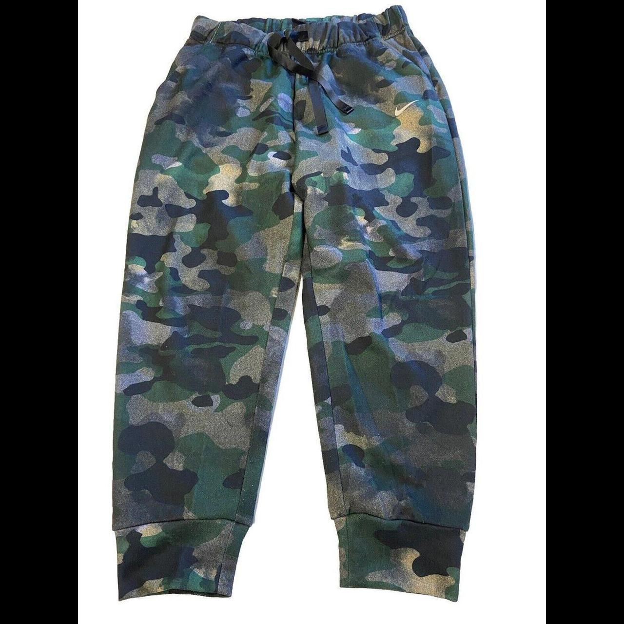 Womens NIKE Rebel Camo 7 8 Jogger Pants Sz