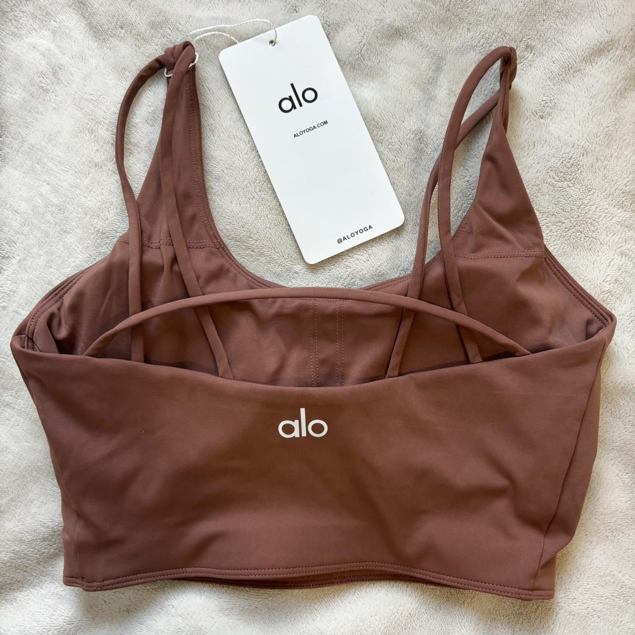 ALO bra top size medium! Worn once. Bought for $68 - Depop