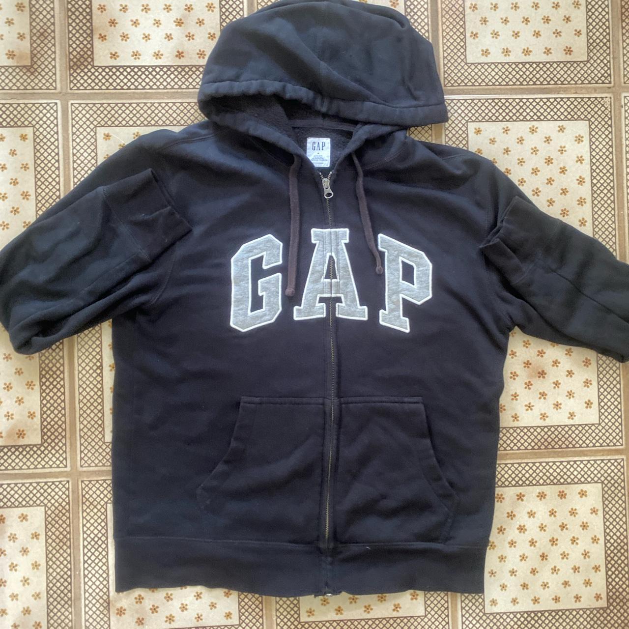 Gap Men's Black and Grey Jacket | Depop