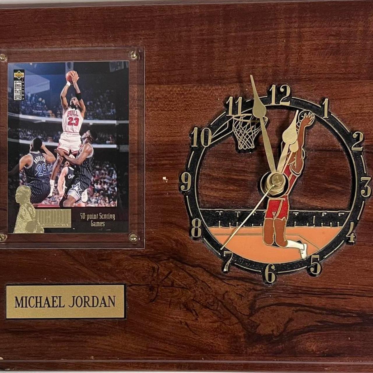 michael jordan card plaque