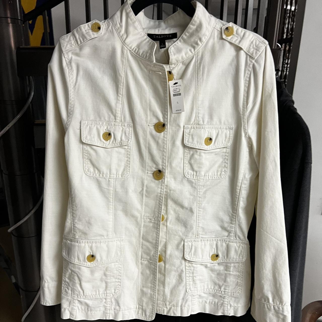 Talbots sales white jacket