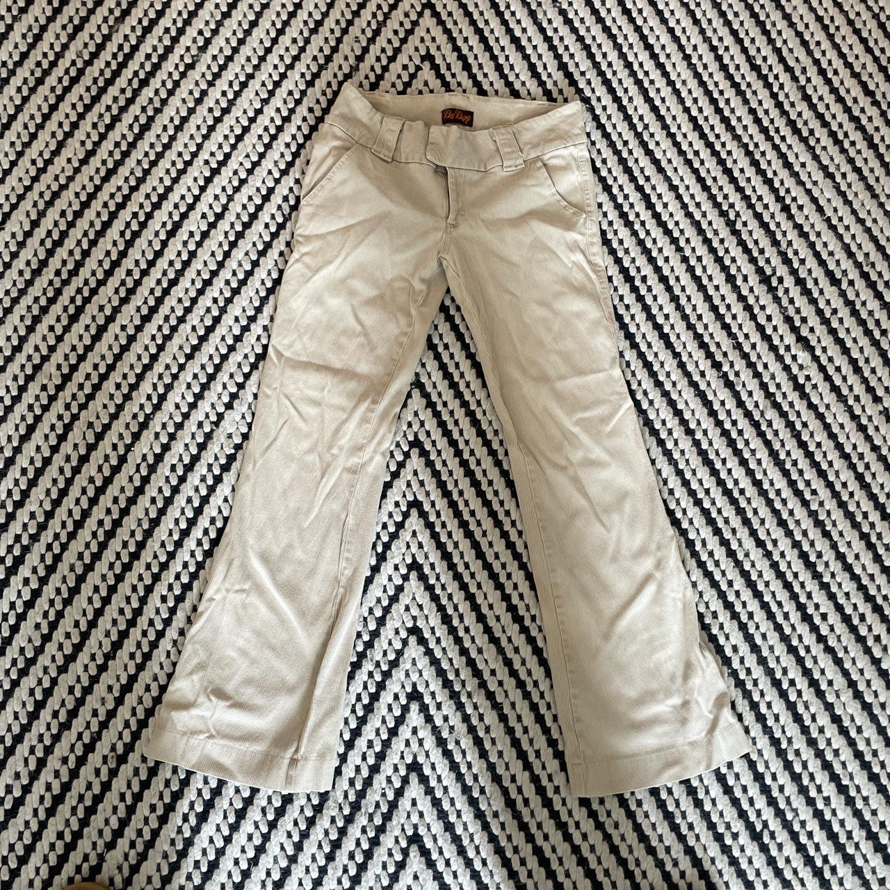 Be Bop Women's Cream Trousers (3)
