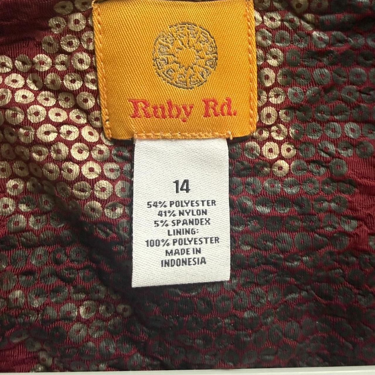 Ruby Rd. Women's Jacket - Burgundy/Red - 14 – Rub… - image 3