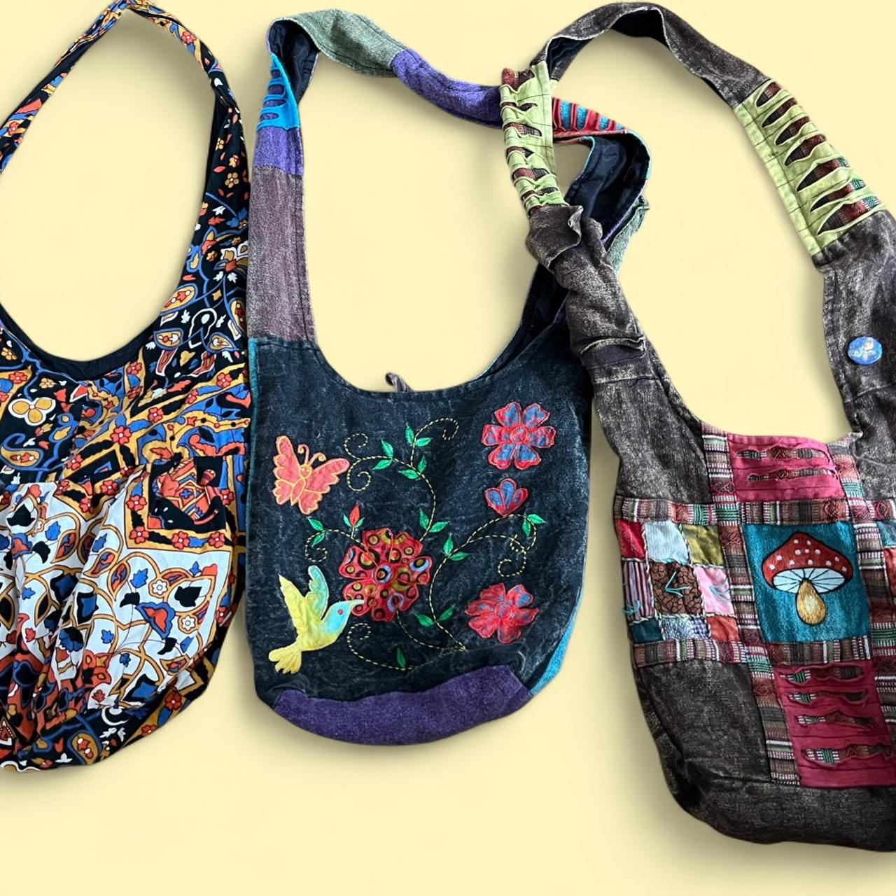 Women's Bag - Multi – Handmade boho patchwork bag… - image 1