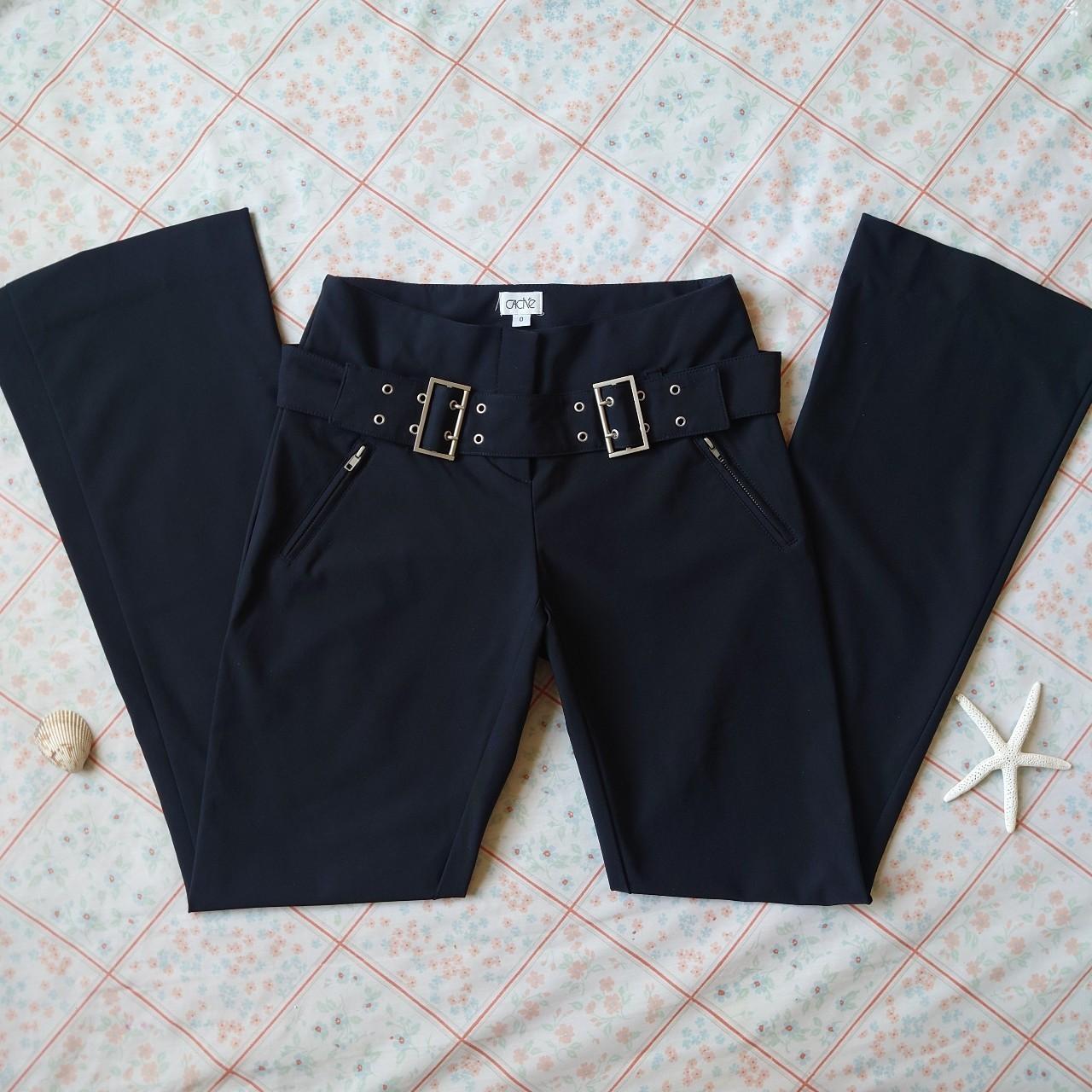 Cache Women's Bootcut Embellished Pants - Black/N… - image 4