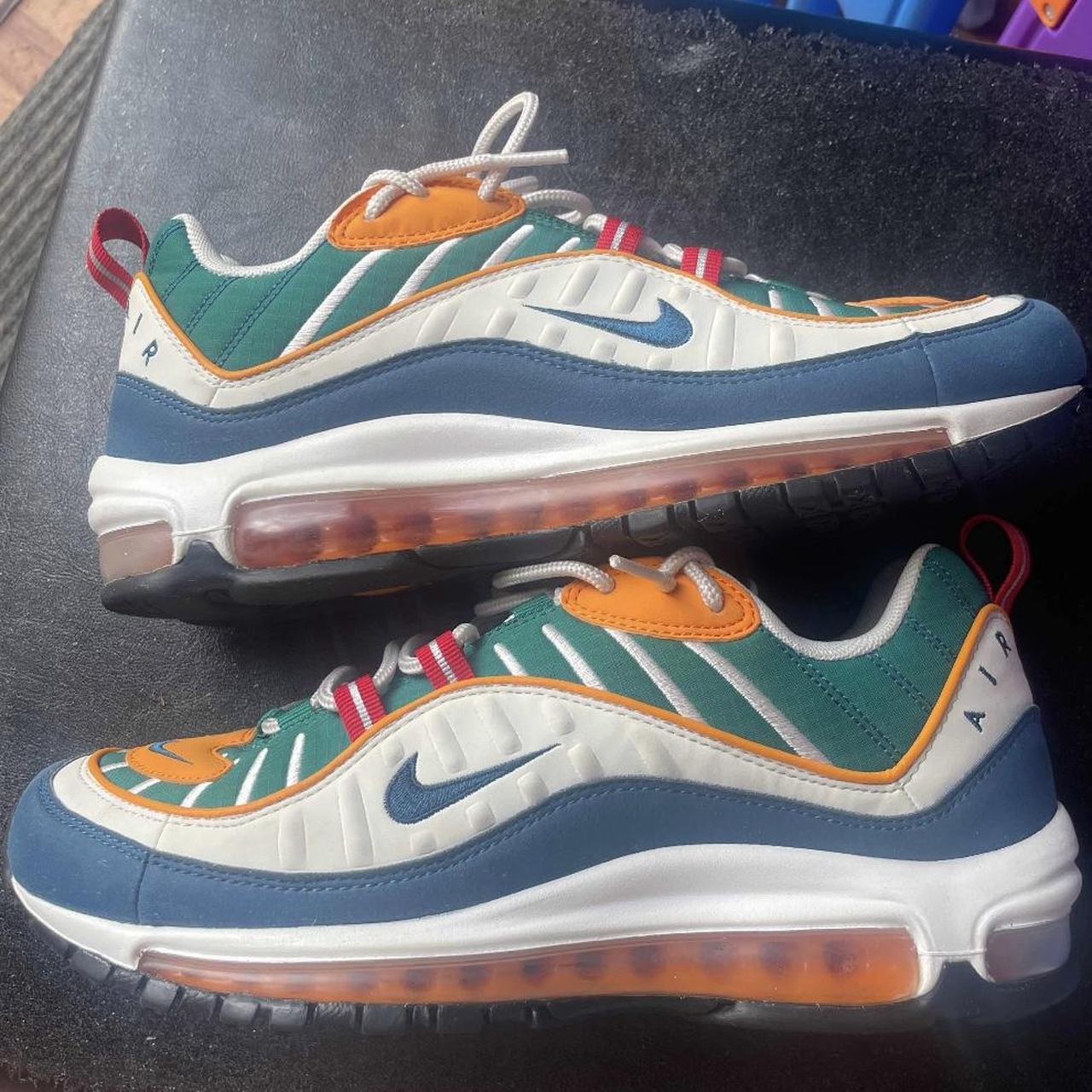 Air max 98 hotsell university red/blue force-orange peel