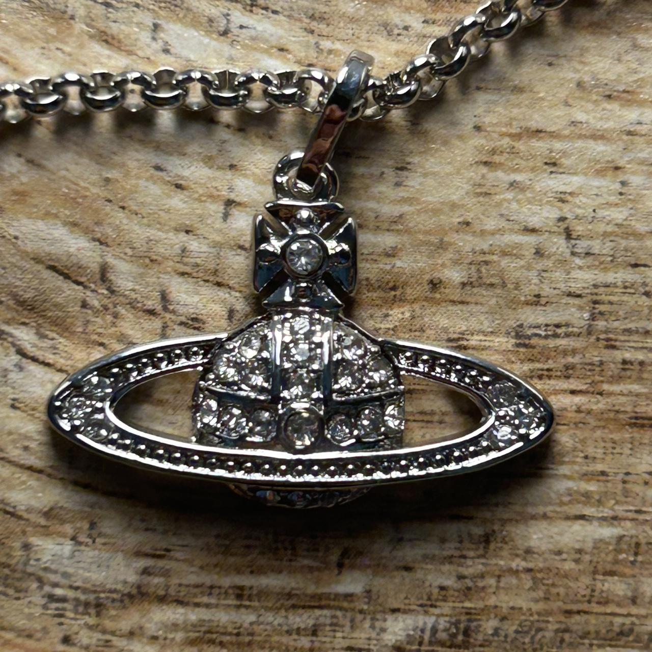 Vivienne Westwood bone silver bone necklace like new | Depop