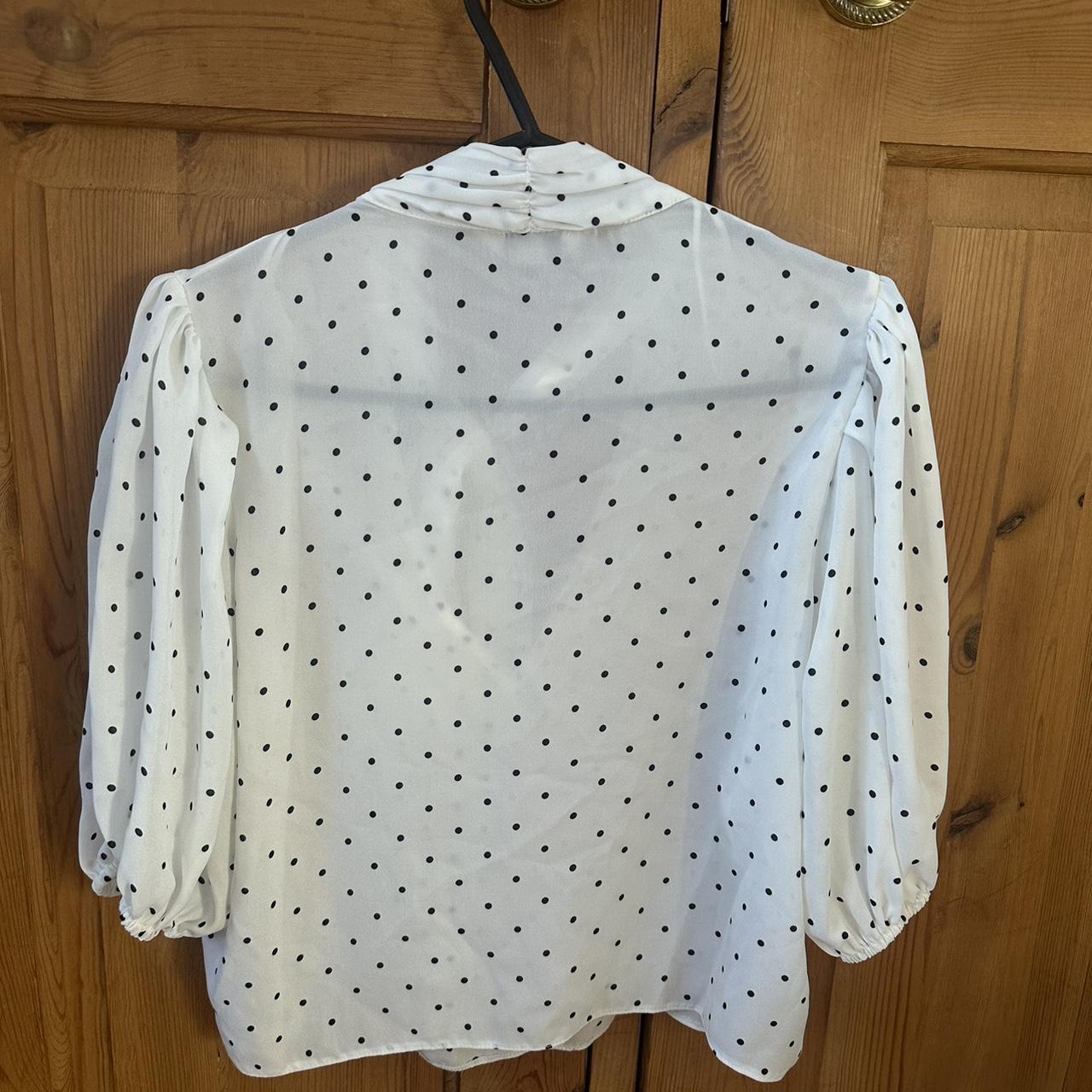 Miss selfridge polka dot top deals