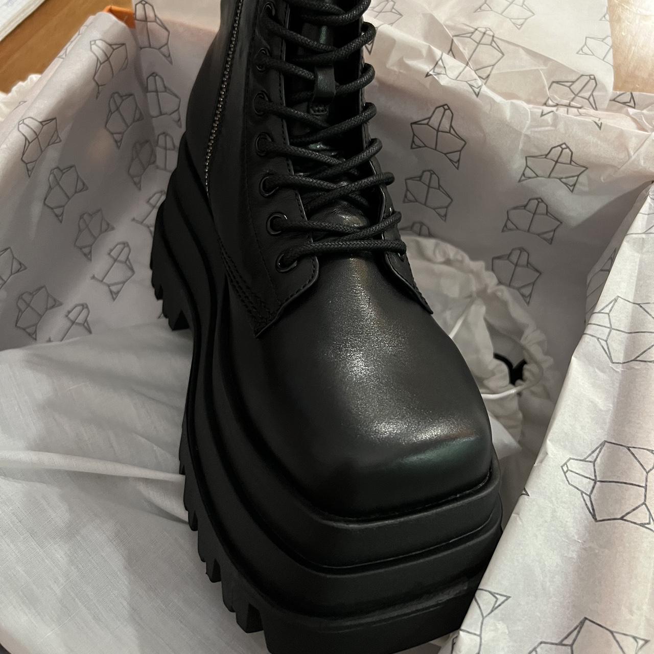 Naked Wolfe Sloane Black Leather Boots. Brand new, | Depop