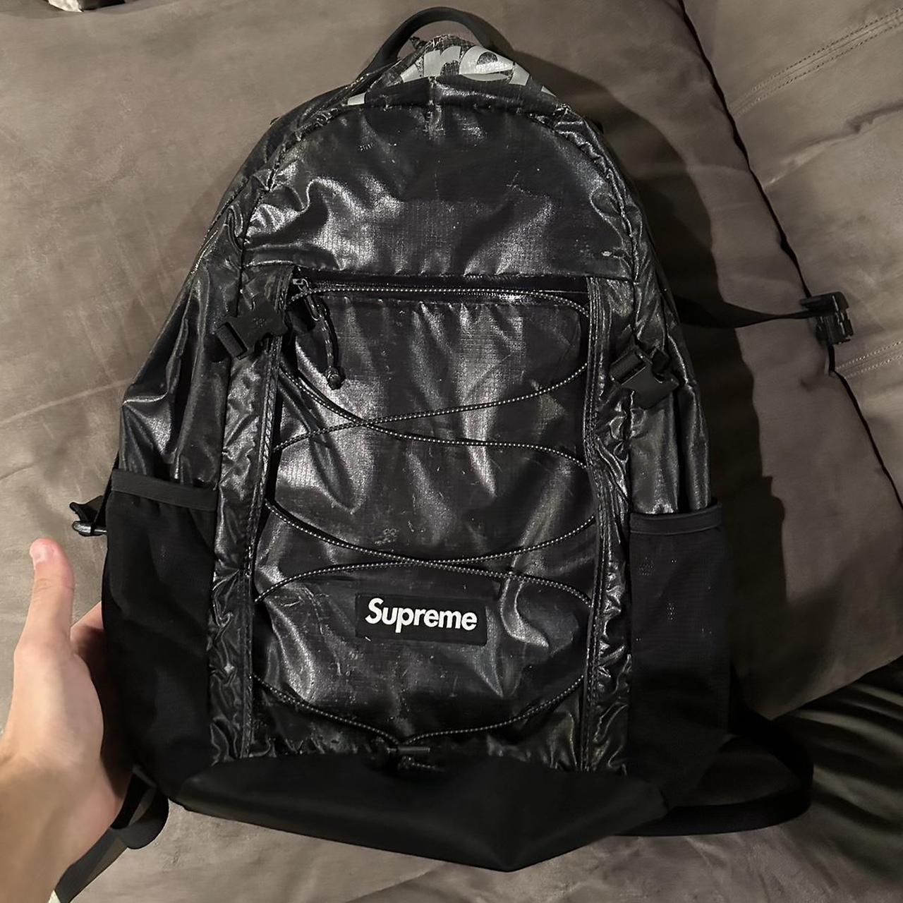 supreme fw17 black backpack