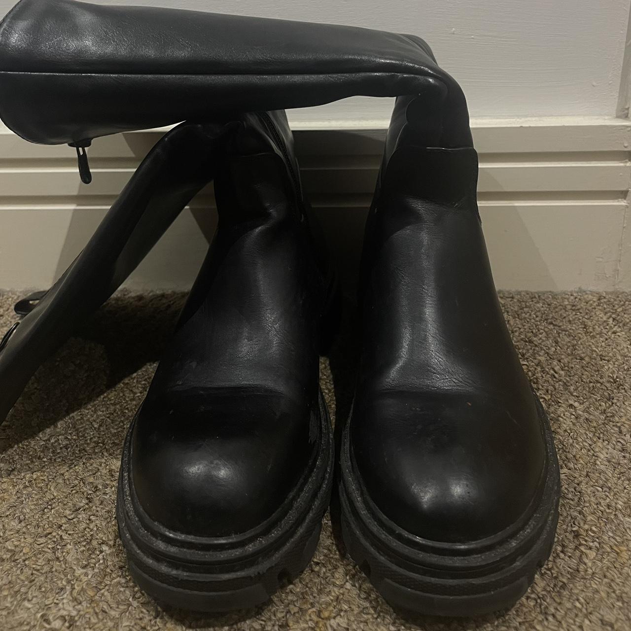 just below the knee boots