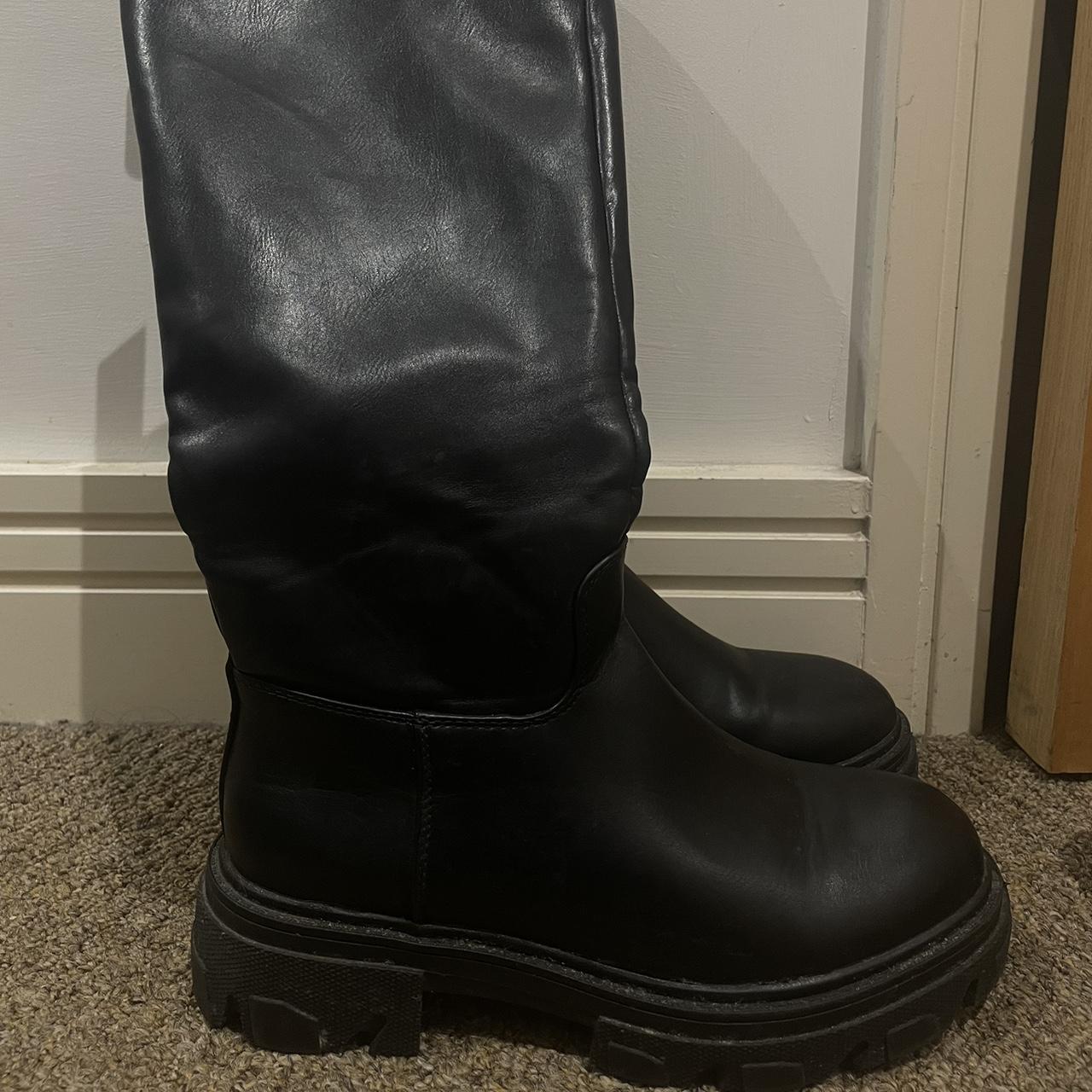 just below the knee boots