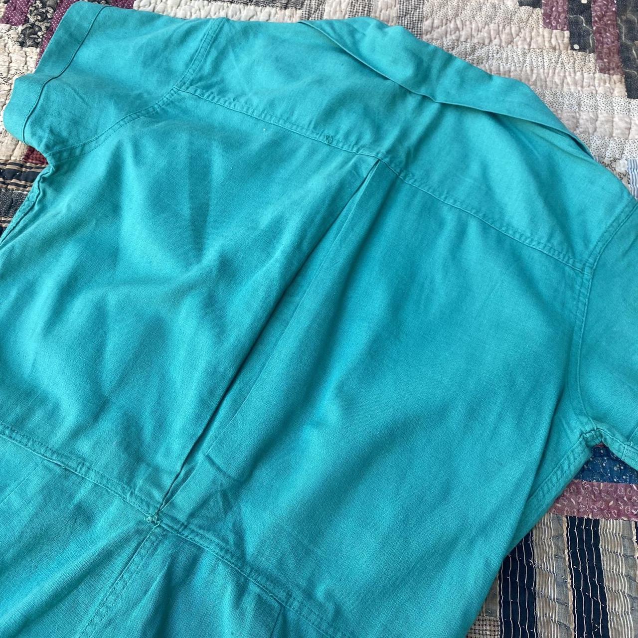 Vintage Women's Romper - Blue/Green - M – 1950s s… - image 6