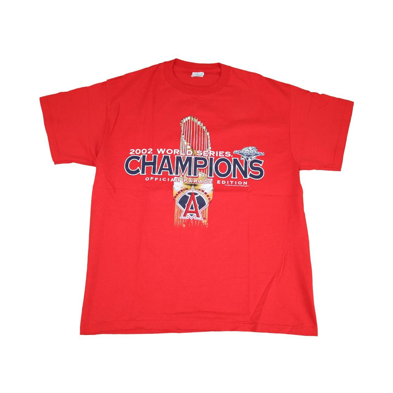 Vintage 2002 Anaheim Angels World Series Champions - Depop