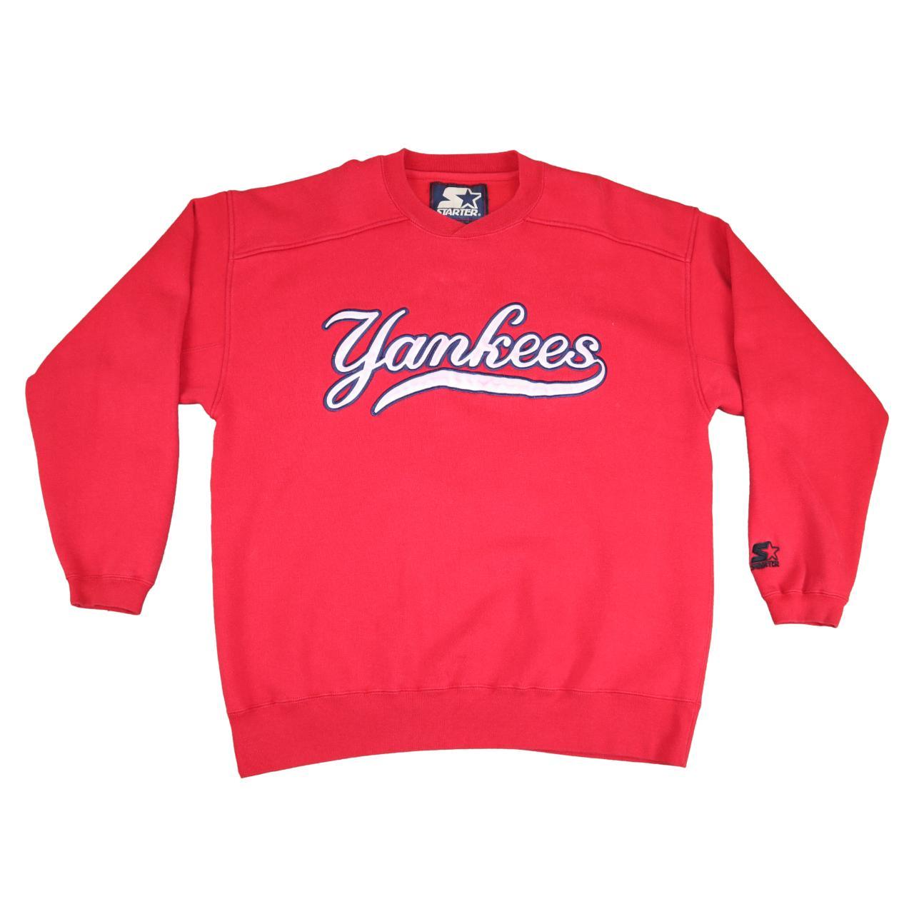 Vintage MLB New York Yankees Pullover Embroidered - Depop