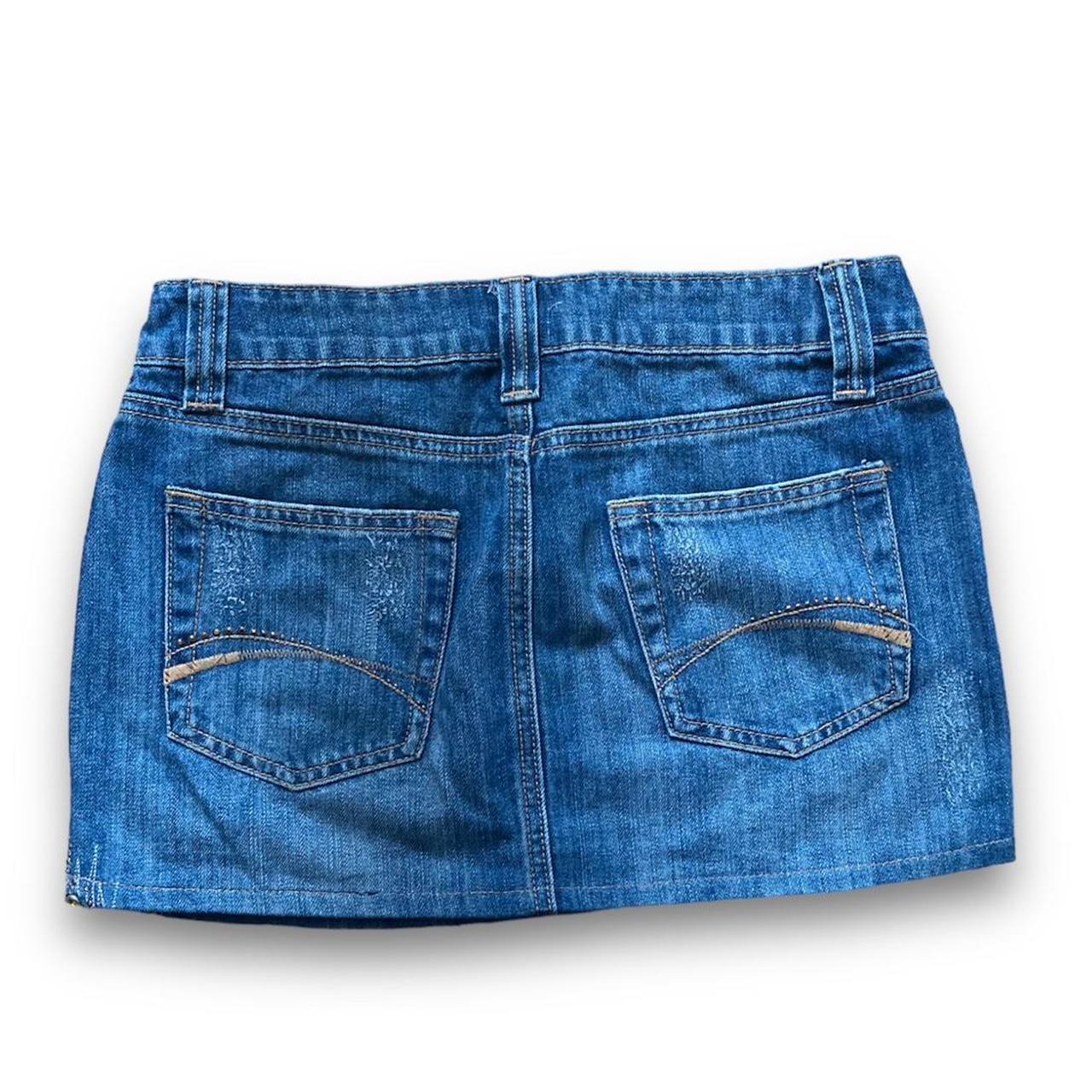 the cutest denim y2k mini skirt not sure if i want... - Depop