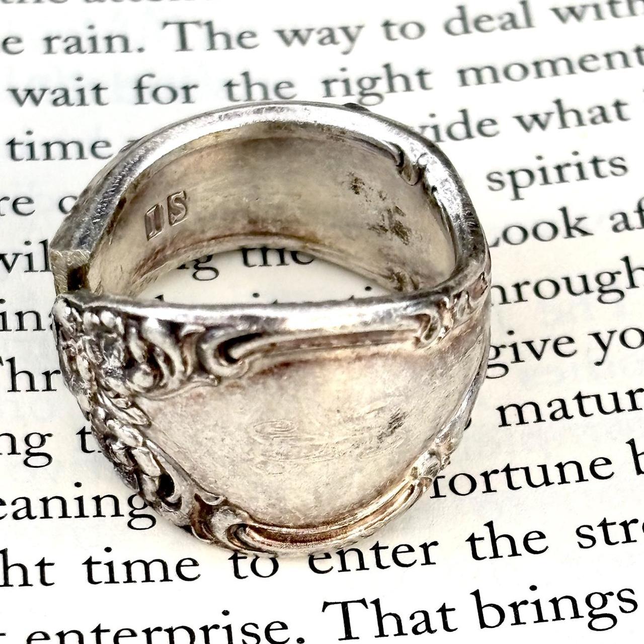 Women's Ring - Silver – Silverware adjustable rin… - image 4