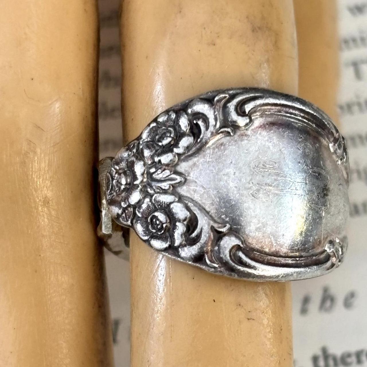 Women's Ring - Silver – Silverware adjustable rin… - image 5