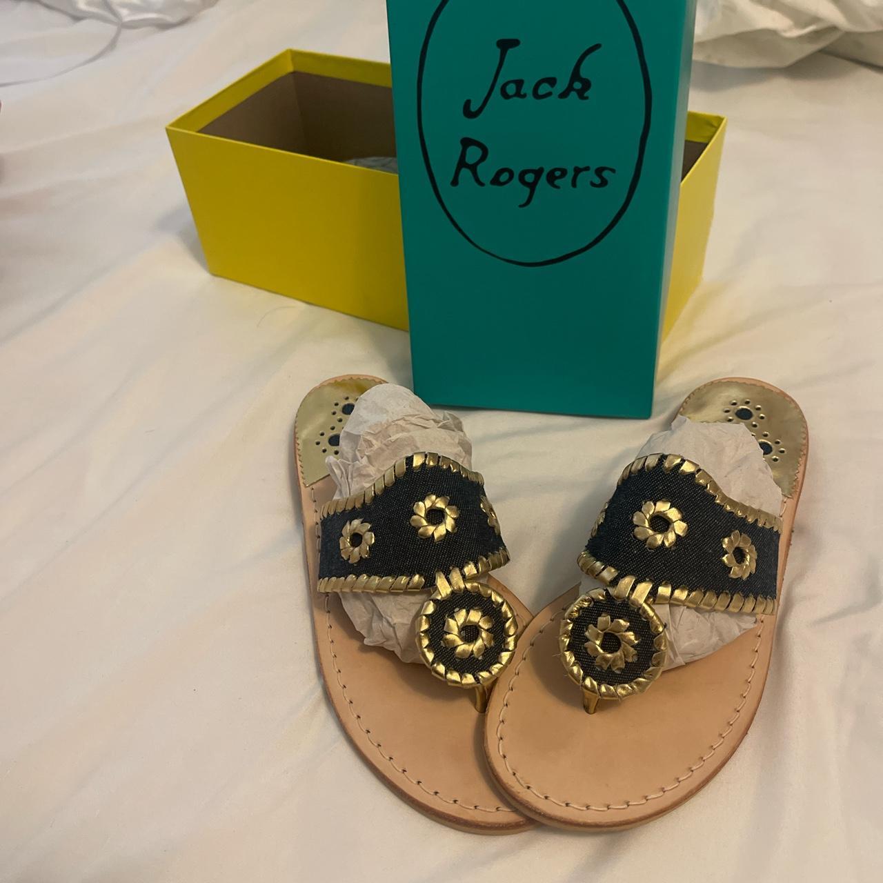 JACK ROGERS SANDALS Never worn or taken out of... Depop