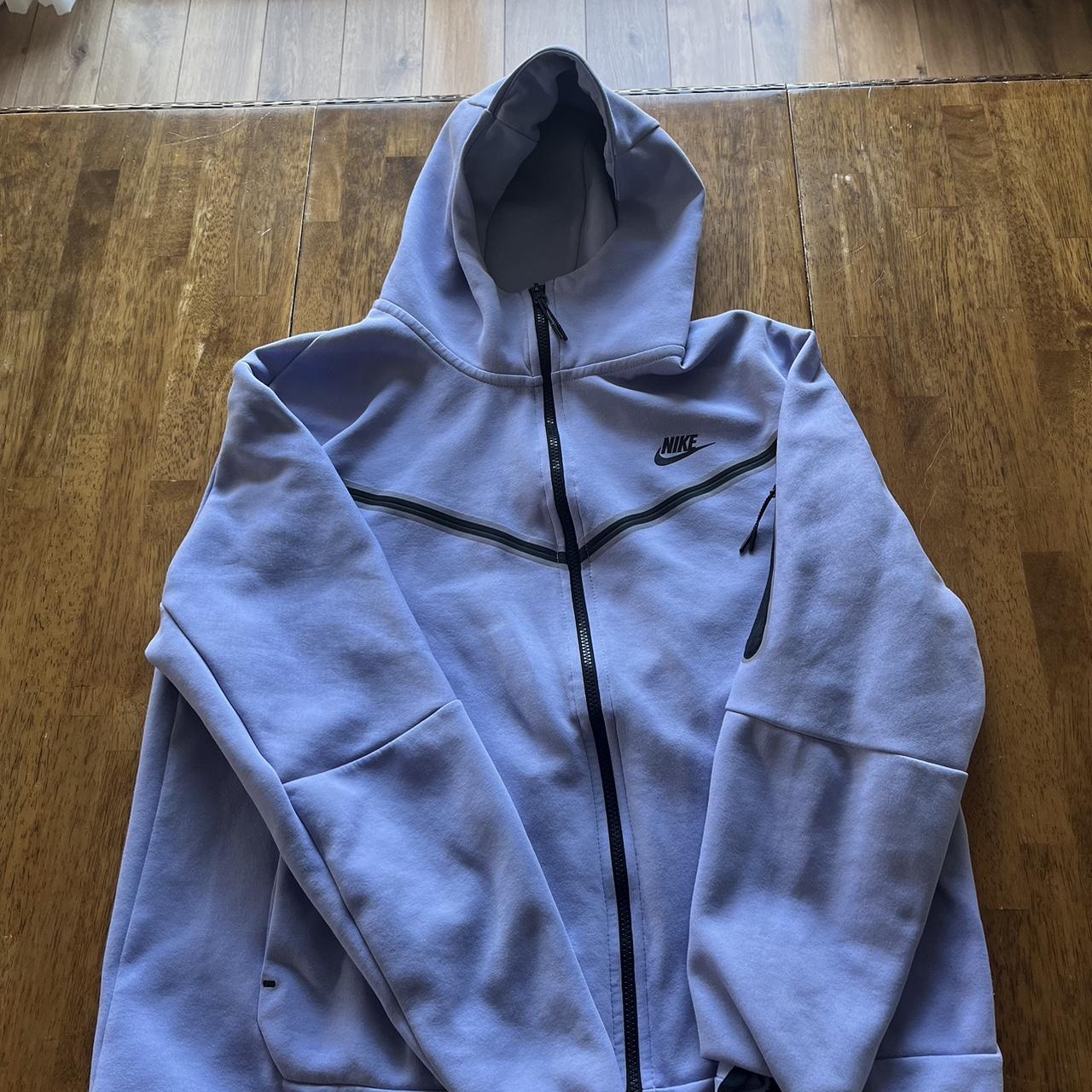 Nike Men's Purple and Black Hoodie | Depop